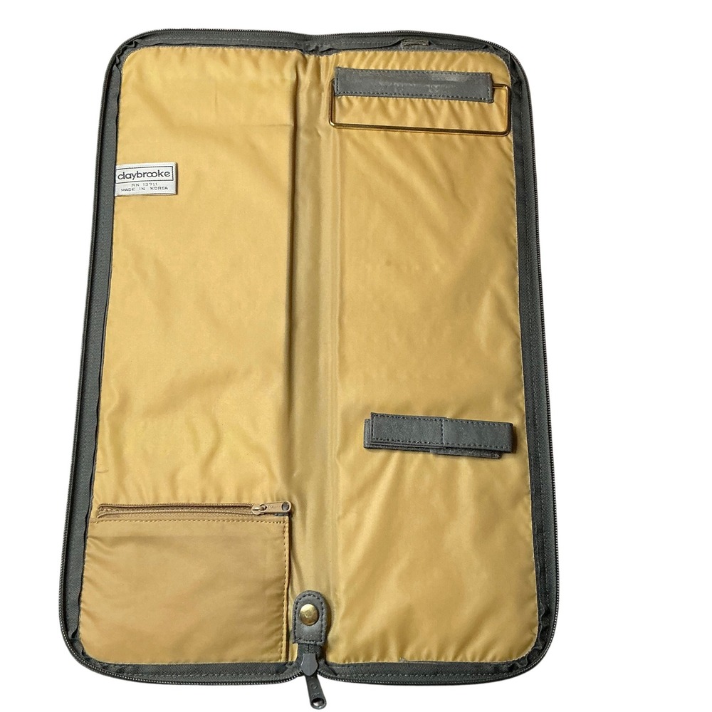 Vintage Claybrooke Gray Garment Travel Tie Bag‎ Garment Carrier Case Organizer